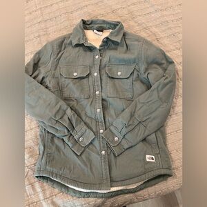 NWOT The North Face Olive Green Sherpa-Lined Jacket